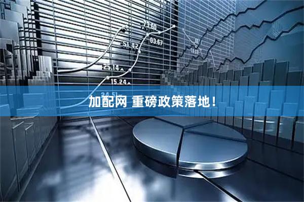 加配网 重磅政策落地！